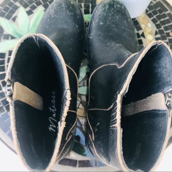 Matisse Wyoming Ankle Boot NWOB Leather Zip Bootie - Picture 4 of 5